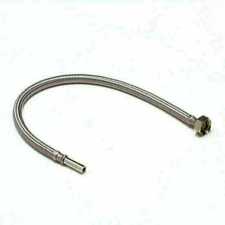 Flexible connection hose stainless steel DN8 1/2" female thread x tube 10mm - ADL