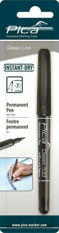 Pica Classic permanent pen - 0,7 mm - Zwart