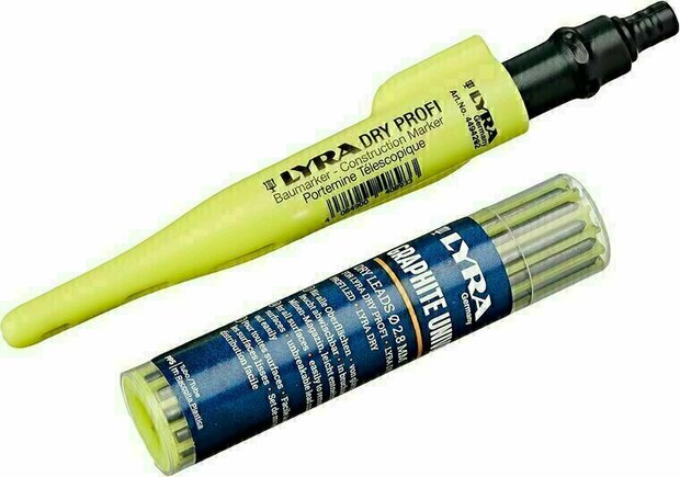 Lyra - DRY PROFI construction marker + 12 refills (blister pack)