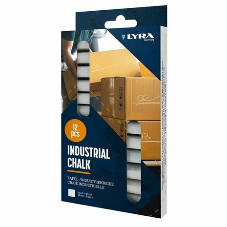 LYRA Industriekreide 11x11x85mm wei&szlig;