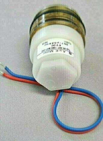 Cartridge valve 50.007 / 050-B07-060 - DN7 6VDC - without a plug ID 52801 - AUK M&uuml;ller