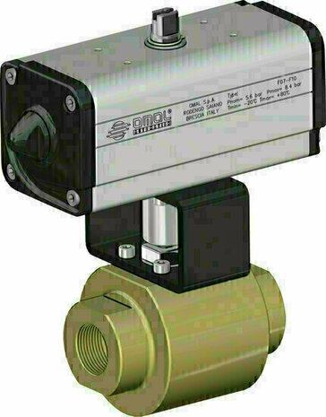 Omal HERCULES high-pressure ball valve DN25 (1") PN 400 Stainless steel 316/316L - DA actuator
