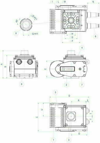 Omal EA actuator 130 Nm 24 Vdc F05/F07 - Article number