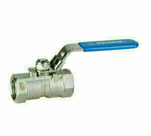 2004-06 - Kogelkraan 1" bi.xbi. RVS 316, 1-delig, PN63, vernauwde doorlaat