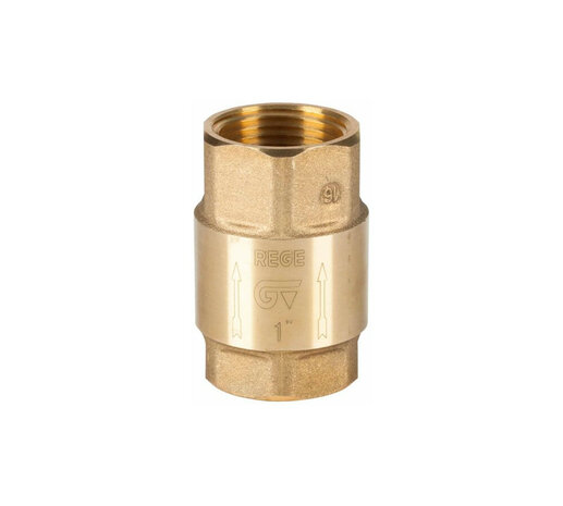 3121-04 - Terugslagklep veerbelast 1/2" mess. 2xbi.dr. PN25