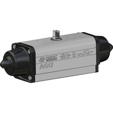 SRN0180461S - Omal AGO Speciale uitvoeringen SRN 180 ISO 5211 F07/F10 Veerretour (spring return) - SR actuator