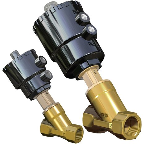 J9SPG1805 - Omal ZEUS klepafsluiter DN20 (3/4") - N.C. anti-waterslag pneumatisch - actuator &Oslash;63