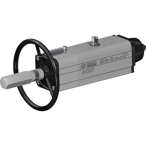 SRNV0480401S - Omal AGO Handwiel actuator SRN V480 ISO 5211 F10/F12 Veerretour (spring return)