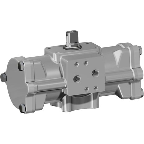 DA060516S - Omal AGO CF8M Inox microgegoten actuator DA 60 ISO 5211 F03/F05 Dubbelwerkend (double acting)