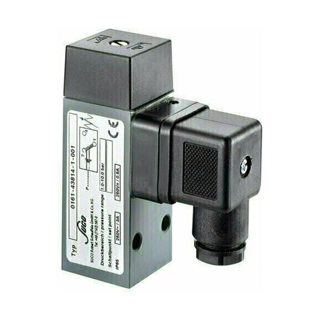 0161 - Drukschakelaar SW30 / 250V / 200-600 Bar / aluminium