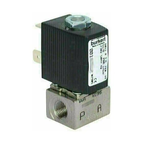 134112 - 1/8'' RVS 2.4 24VAC Burkert Magneetventiel