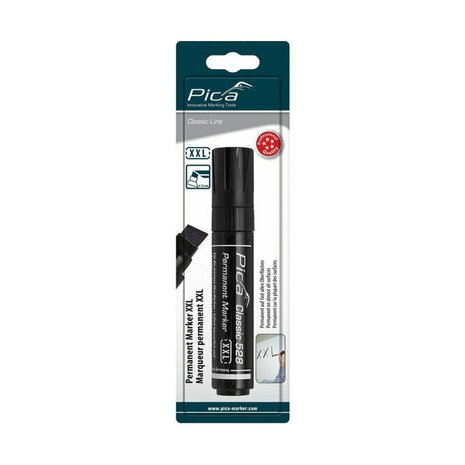 528/46/SB - Pica 528/46 Permanent Marker XXL - 4-12mm - Zwart /Blister