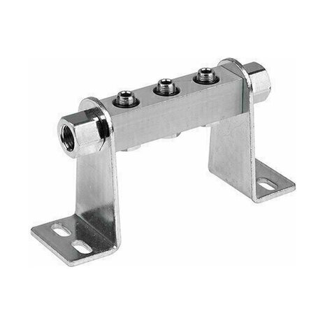 0222000500 - Montage strip 5 POSITIES 1/4'' Serie 70 1/4''