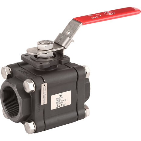 702232 - Koolstofstaal Kogelkraan 702 DN32 SW Firesafe ISO