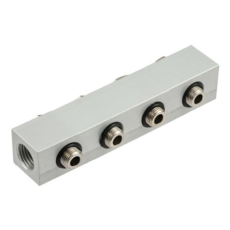 0222000400 - Montage strip 4 POSITIES 1/4'' Serie 70 1/4''
