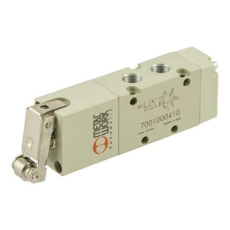 7001000410 - Ventiel Mechanisch bediend 5/2-1/8'' NOKROL PNEUMATISCH MONOSTABIEL Serie 70 1/8''