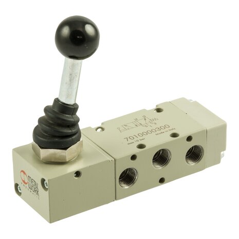 7010000400 - Ventiel handbediend 5/2-1/8'' HENDEL 90 BISTABIEL Serie 70 1/8''