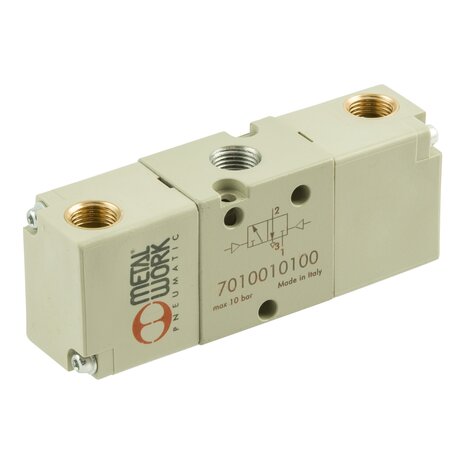 7010010100 - Ventiel Pneumatisch bediend 3/2-1/8'' PNEUMATISCH BEDIEND BISTABIEL Serie 70 1/8''