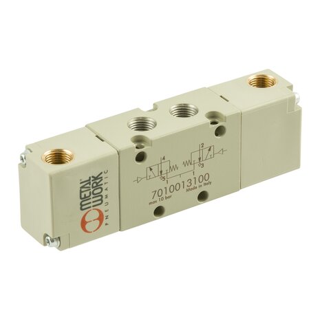 7020013300 - Ventiel Pneumatisch bediend 2X 3/2-1/4'' PNEUMATISCH NC-NO MONOSTABIEL Serie 70 1/4''