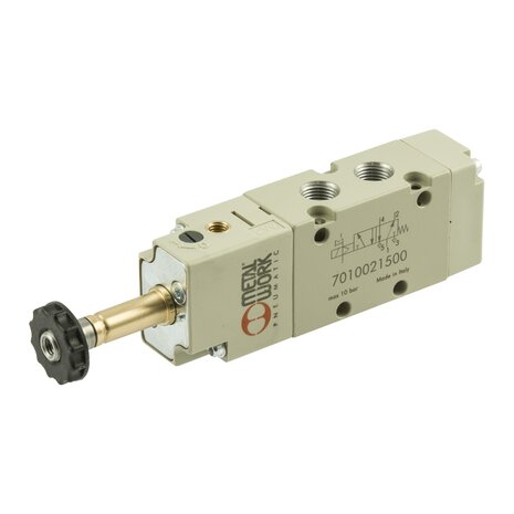 7020021100 - Ventiel Elektrisch bediend 5/2-1/4'' ELEKTRISCH MONOSTABIEL Serie 70 1/4''