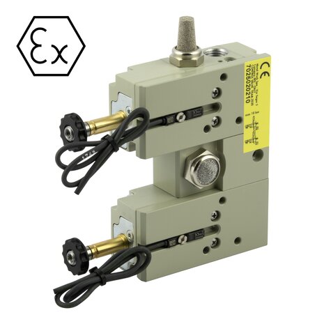 7025220510 - SOV 33 SES DD AT sensorkabel 2.0M ATEX - dubbel - 1/8'' metal work