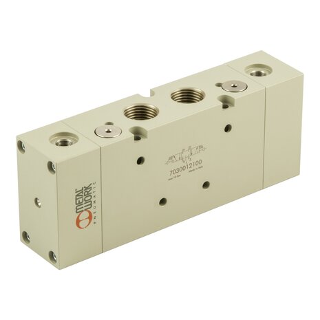 7030012200 - Ventiel Pneumatisch bediend 5/3-1/2'' PNEUMATISCH OC MONOSTABIEL Serie 70 1/2''