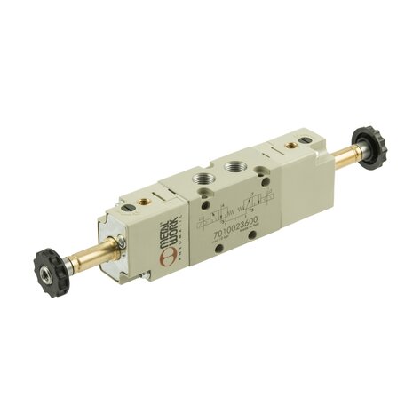 7040022300 - Ventiel Elektrisch bediend 5/3-3/8'' ELEKTRISCH PC MONOSTABIEL Serie 70 3/8''