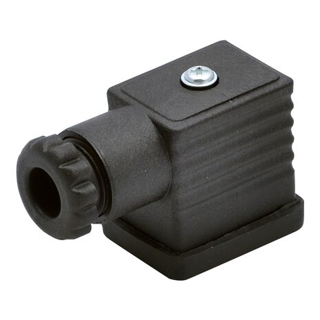 W0970510070 - Stekker DIN 43650-B STEKKER 22 STD ZWART - ATEX II 2 GD Serie 70 ATEX - 22 mm