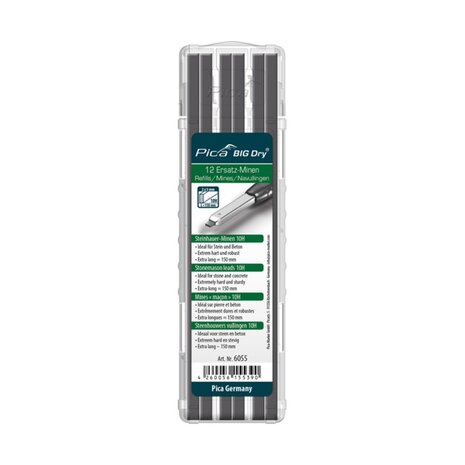 6055 - Pica BIG Dry Navulling Steenpotlood 10H