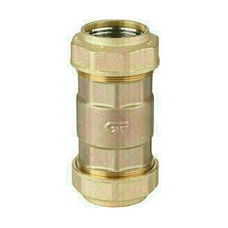 3124-06 - Snijring terugslagklep 32x32mm veerbelast messing