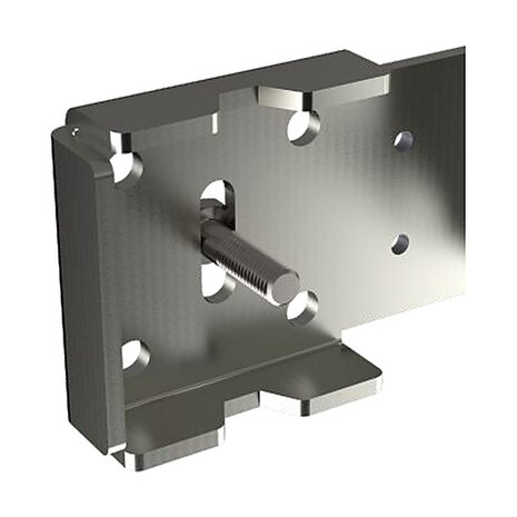 LK-BW-A2 - Eurotec - LinKit-hoekbeugel, F05, gatenpatroon 2xM8 65 mm, 80x30