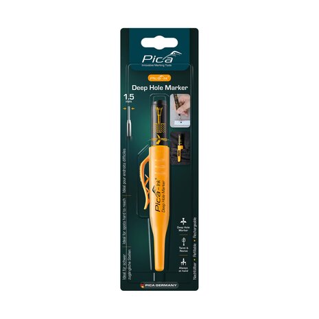 150/46/SB - Pica 150/46 Markeerstift / zwart, Blister