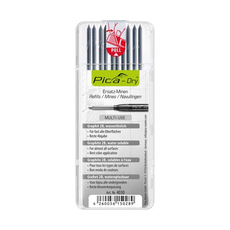 4030SB - Pica 4030 Dry Navulling graphite, blister