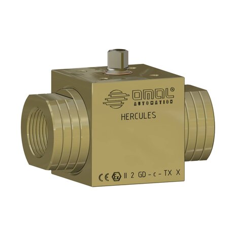 LHA5BABAB06 - Omal HERCULES hoge-druk kogelkraan DN25 (1") PN 400 Koolstofstaal 