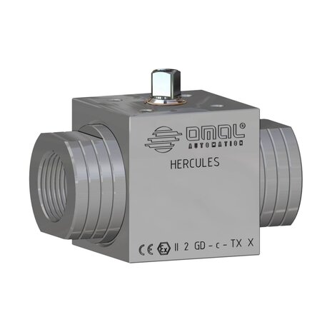 VHA4BABAB04 - Omal HERCULES hoge-druk kogelkraan DN15 (&frac12;") PN 500 RVS 316/316L -