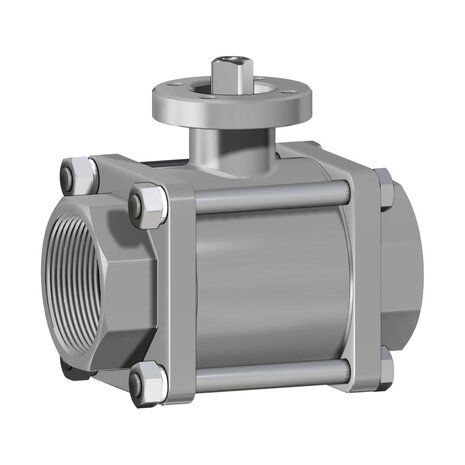 L420H776YX - Omal kogelkraan item 420 DN25 - RVS 316 / 316L - PN 40 - Hand bedie