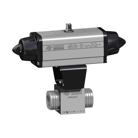 SHA4BABAB03AFEA0 - Omal HERCULES hoge-druk kogelkraan DN10 (3/8") PN 500 RVS 316