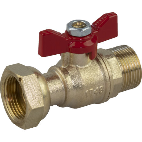636054 - messing kogelkraan 636 3/4" BSP
