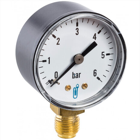MR04 - ABS manometer 1/4" 4 bar
