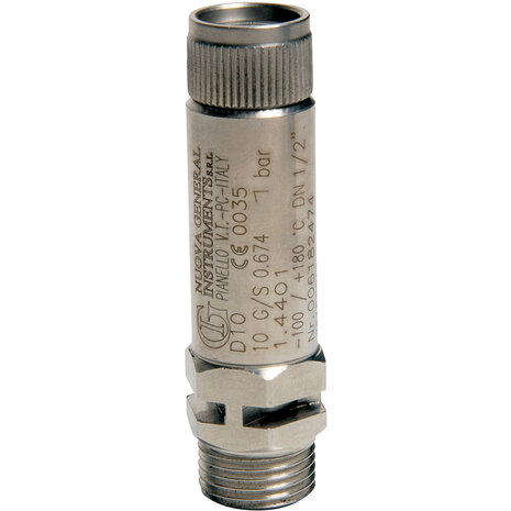 28136100 - RVS veiligheidsklep 2813/F32 1" 1/2 BSP 10 bar