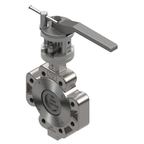 1119L050 - RVS vlinderklep 1119L DN50 lug PN10