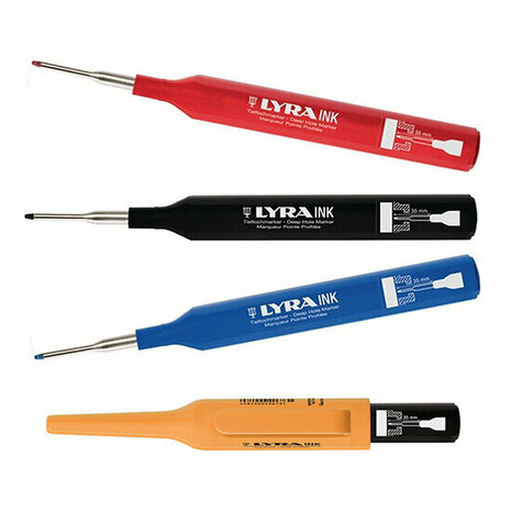 LYRA INK PROFI diepgatmarker, vier kleuren