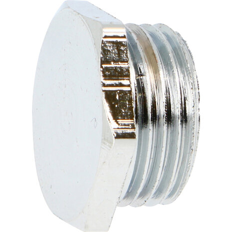 292G12CH - Verchroomd messing dop 292G 3/8" buitendraad