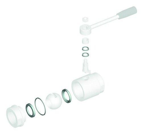 808019 01410 - 4G Ghidini Reserve-afdichtingsset voor kogelkraan, geschikt voor Art. 19, DN15