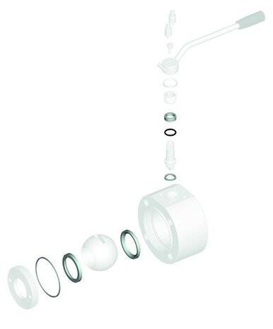 808041 04810 - 4G Ghidini Reserve-afdichtingsset voor kogelkraan, geschikt voor Art. 41, DN80