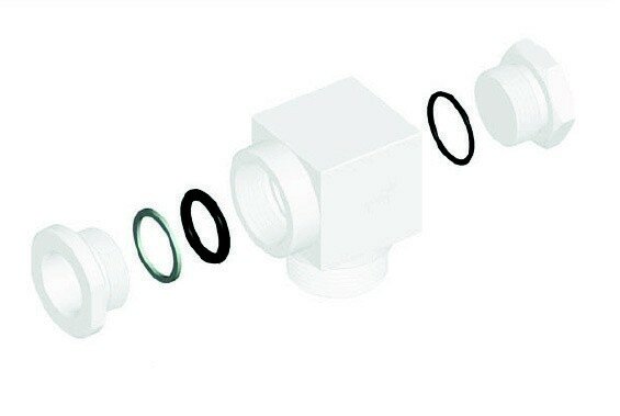 808068 0081A - 4G Ghidini Reserve-afdichtingsset voor peilglaskraan, geschikt voor Art. 68, DN3/8"-1/2", buismaat 16 (se