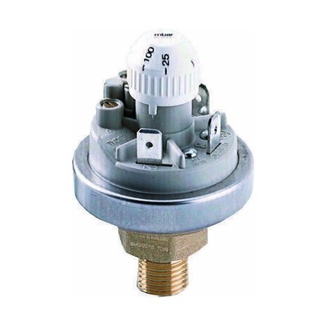 901.82 111B4 - Verschildrukschakelaar Beck instelbaar tussen 10 en 50 mbar / NBR / slangtule 6,5 mm / PA6