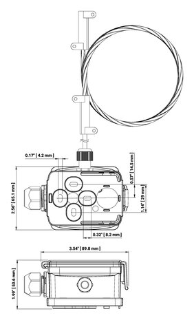 Maattekening Belimo 22HL-105