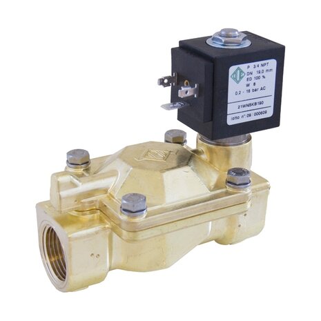 21W3ZB190 - ODE Magneetventiel - Solenoid Valve NO G 3/4''