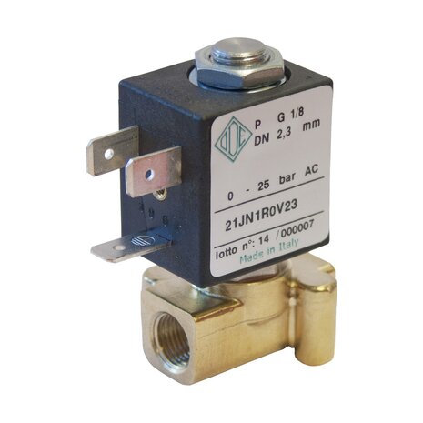 21JN1R0V12 - ODE Magneetventiel - Solenoid Valve 1/8'', serie 21JN direct gestuurd NC